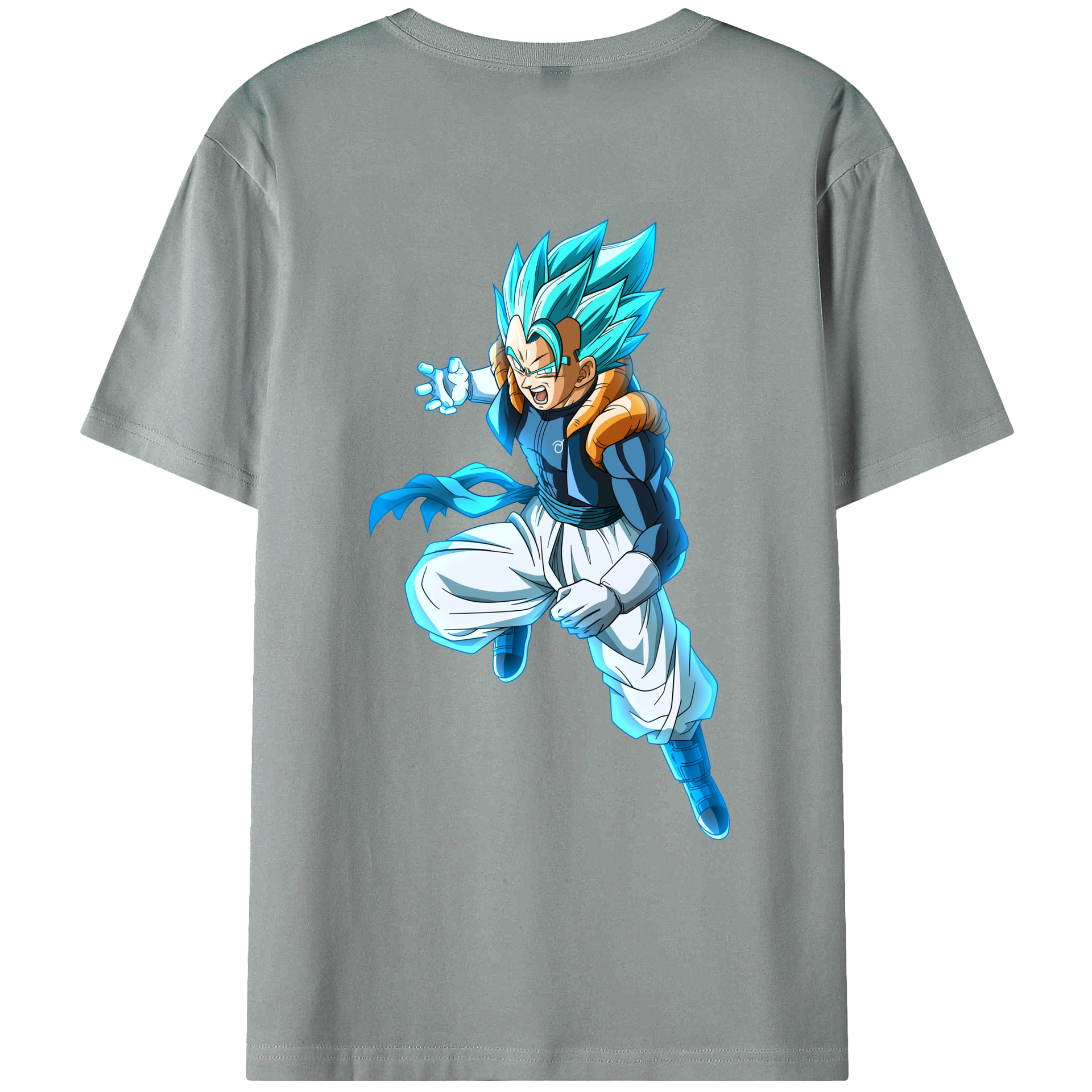 （画像用） ドラゴンボール ベジータ四世（Bejīta Yonsei）DRAGON BALL Vegeta IV 綿100％ メンズ半袖Tシャツ（バックプリント） 通気性